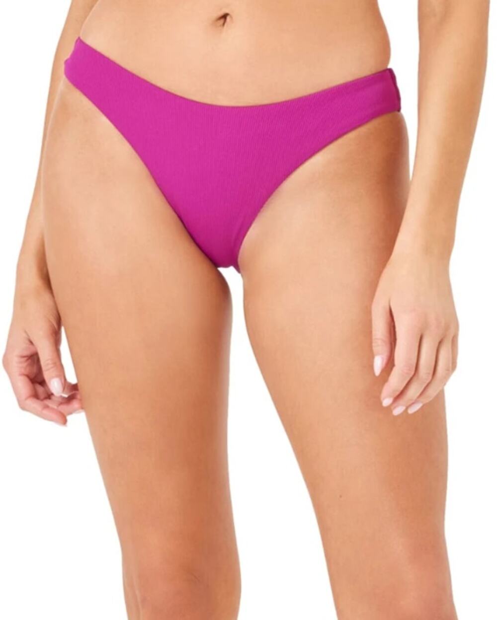 L*SPACE Women's Hailey Top Rocky Bikini Bottom Set Small Berry PINK NWT